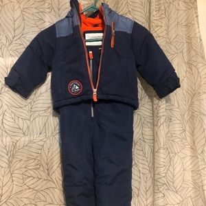 Carter’s This snowsuit is all nylon
